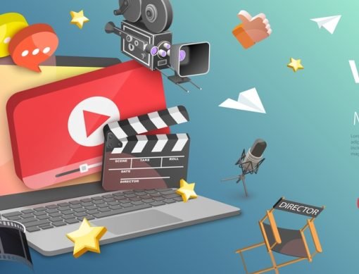 3d,Vector,Conceptual,Illustration,Of,Video,Content,Marketing,,Online,Multimedia